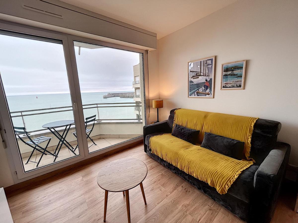 Charmant T2 En Front De Mer, 4 Pers., Ascenseur, Garage, Wi-Fi - Fr-1-361-383 Гранвиль Экстерьер фото