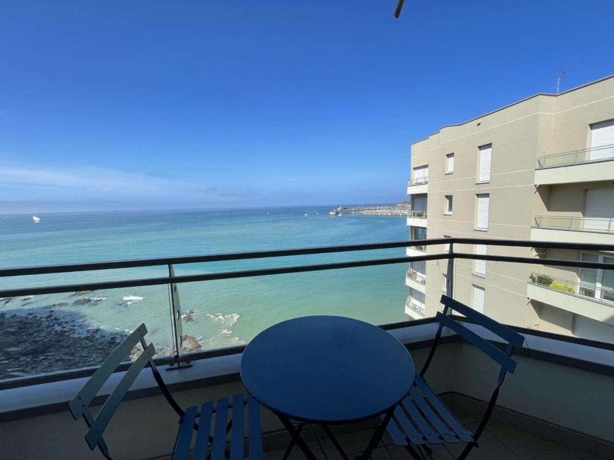 Charmant T2 En Front De Mer, 4 Pers., Ascenseur, Garage, Wi-Fi - Fr-1-361-383 Гранвиль Экстерьер фото